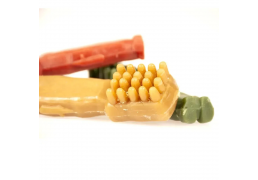 Веганское лакомство для собак по уходу за зубами в форме зубной щетки, M (10,5 см), 4 цвета,1 кг