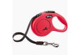 Повідець-рулетка Flexi зі стрічкою «New Classic» S 5 м / 15 кг (червона)