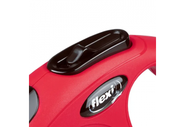 Повідець-рулетка Flexi зі стрічкою «New Classic» S 5 м / 15 кг (червона)