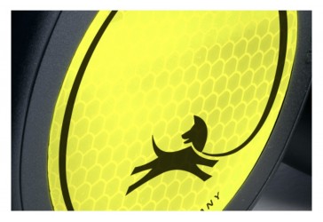 Повідець-рулетка Flexi New Neon M стрічка 5м/25кг жовтий