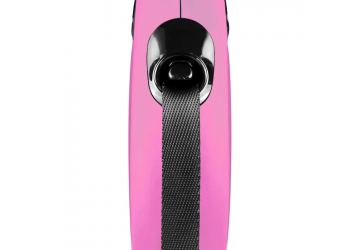 Повідець-рулетка Flexi зі стрічкою «New Classic» М 5 м / 25 кг (рожева)