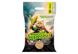 Наполнитель для туалета Collar SuperCat кукурузный, 2,5 кг (5 л)