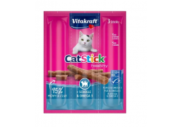Ласощі для котів Vitakraft Cat Stick, Salmon, MSC (м'ясні палички з лососем ) - 18 г (3х6г)
