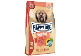 Сухой корм Happy Dog Naturcroq Mini Lachs & Reis 4 кг с лососем и рисом для взрослых собак пород мини
