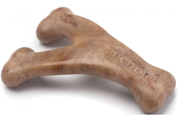 Набір з 2 міцних іграшок Benebone Puppy Pack для гризіння зі смаком бекону для цуценят вагою до 7 кг