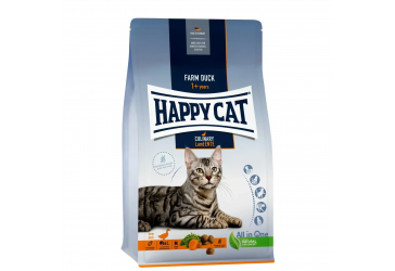Сухой корм для взрослых кошек со вкусом утки Happy Cat Culinary Land Ente 4 кг