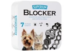 Супериум БЛОКЕР противопаразитарный ошейник для кошек и собак, 35 см