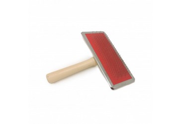 Гребінець густа щетина, дерев'яна ручка LOCO YAMMY (велика) 14*12