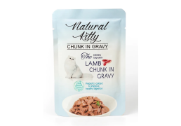 Влажный корм для кошек -NaturalKitty Chunkin Gravy Chicken,Tunawith Lamb(курица/тунец/ягненок в соусе) -