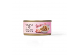 Влажный полнорационный корм для кошек Natural Kitty Meat Lover chiken in gravy с куриным филе в соусе, 70 г