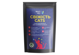 Дезодорант для котячих туалетів WestVet Свіжість Cats Квітковий Букет 700г