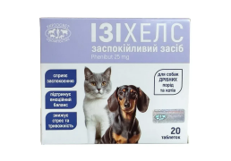 Изихелс ЗооХелс - Успокаивающие таблетки для кошек и собак табл. 0,15 г – 20 т.