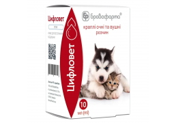 Цифловет капли глазные и ушные для собак и кошек, 10 мл