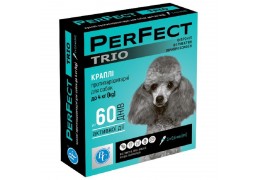 Капли противопаразитарные PerFect TRIO для собак до 4 кг 3 пипетки по 0.6 мл