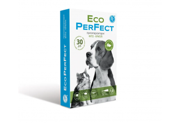 Противопаразитарные фито-капли Eco PerFect от блох, клещей и комаров для кошек и собак на вес 3-10кг (4 шт)