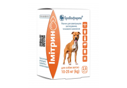 Имитрин капли на холку от блох и клещей для собак весом 10-25 кг 2.5 мл