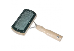 Пуходерка для кошек и собак Croci Vanity деревянная с напылением 10.5х18 см