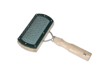 Пуходерка для кошек и собак Croci Vanity деревянная с напылением 10.5х18 см