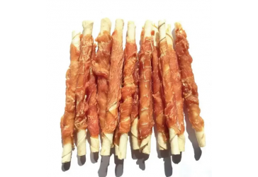 Лакомство для собак Кронтес, кальциевые палочки с курицей, 100 г